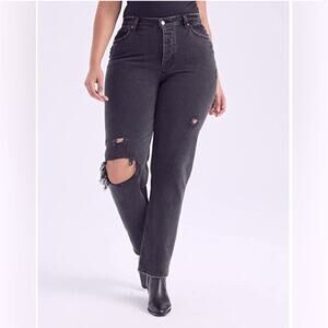 Abercrombie & Fitch The Dad High Rise Curve Love Size 18 Short/34